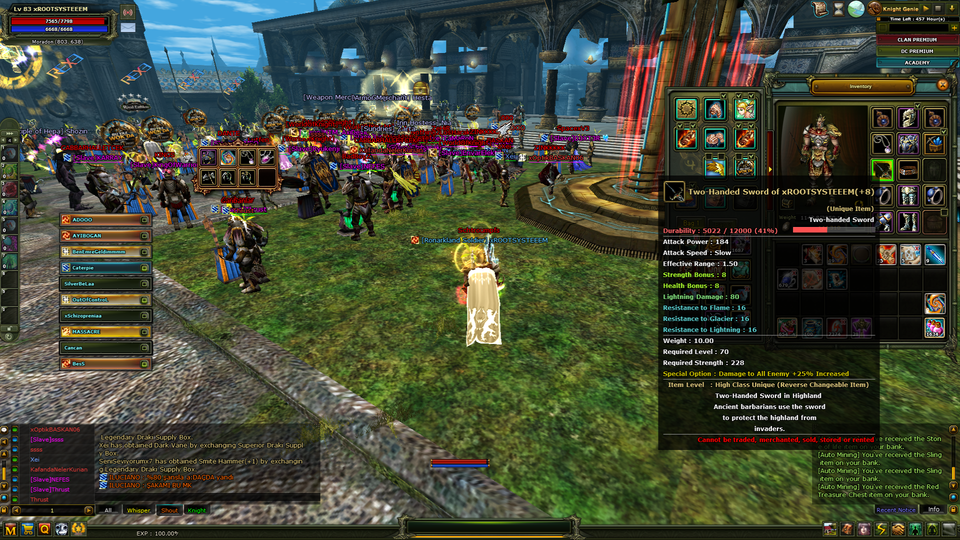 +8 QUESTLİ WARİOR SATILIK