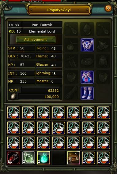 83/15 Mage Boş Karakter 11 Felo son vurus var