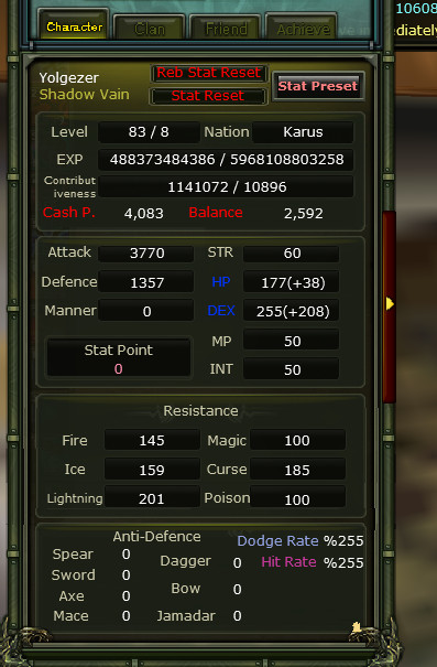 83/8 Nemesis 1.1 m np li okçu