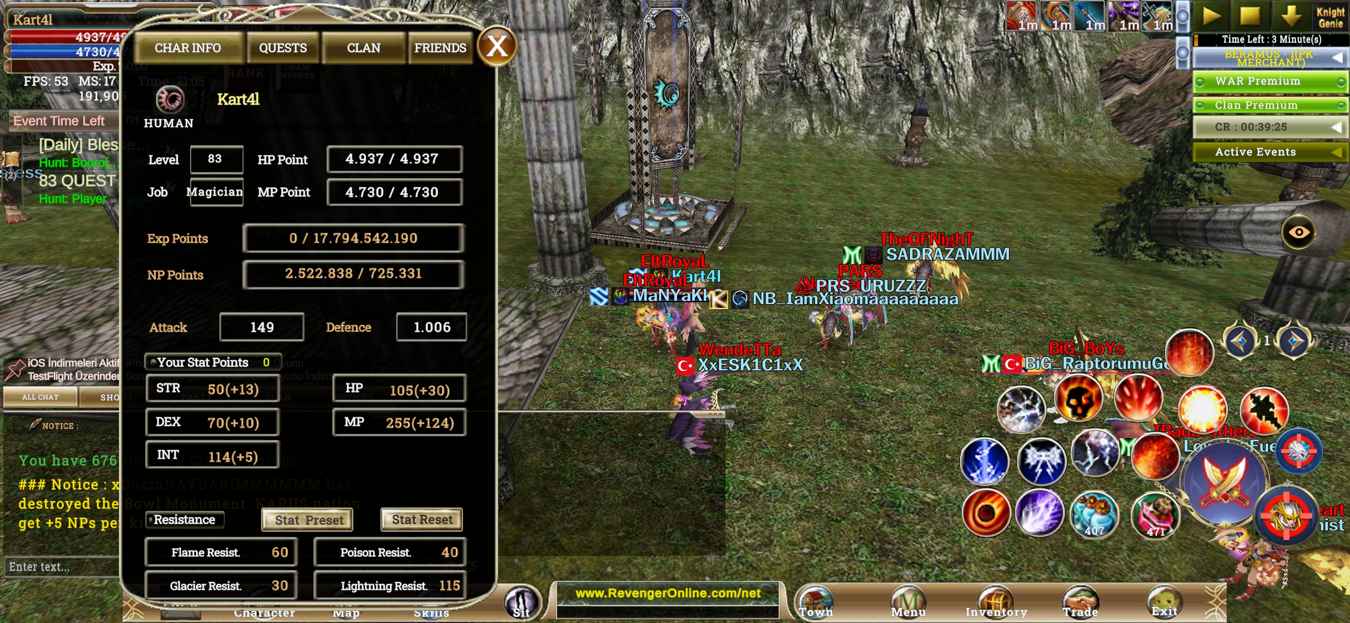 83 lvl mage