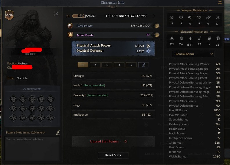 85/10 FULL SKILL ROGUE | RELIC 20 | 3.8M BP | +7 HOLY DAGGER | 13 SIGIL
