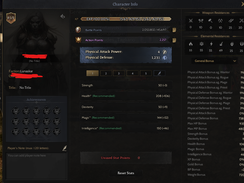 85/5 TOPLAMACI 2m+ BPli full skill mage