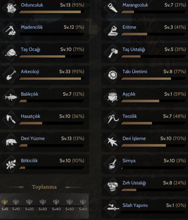 85 level gm1 yakın toplu cc açık