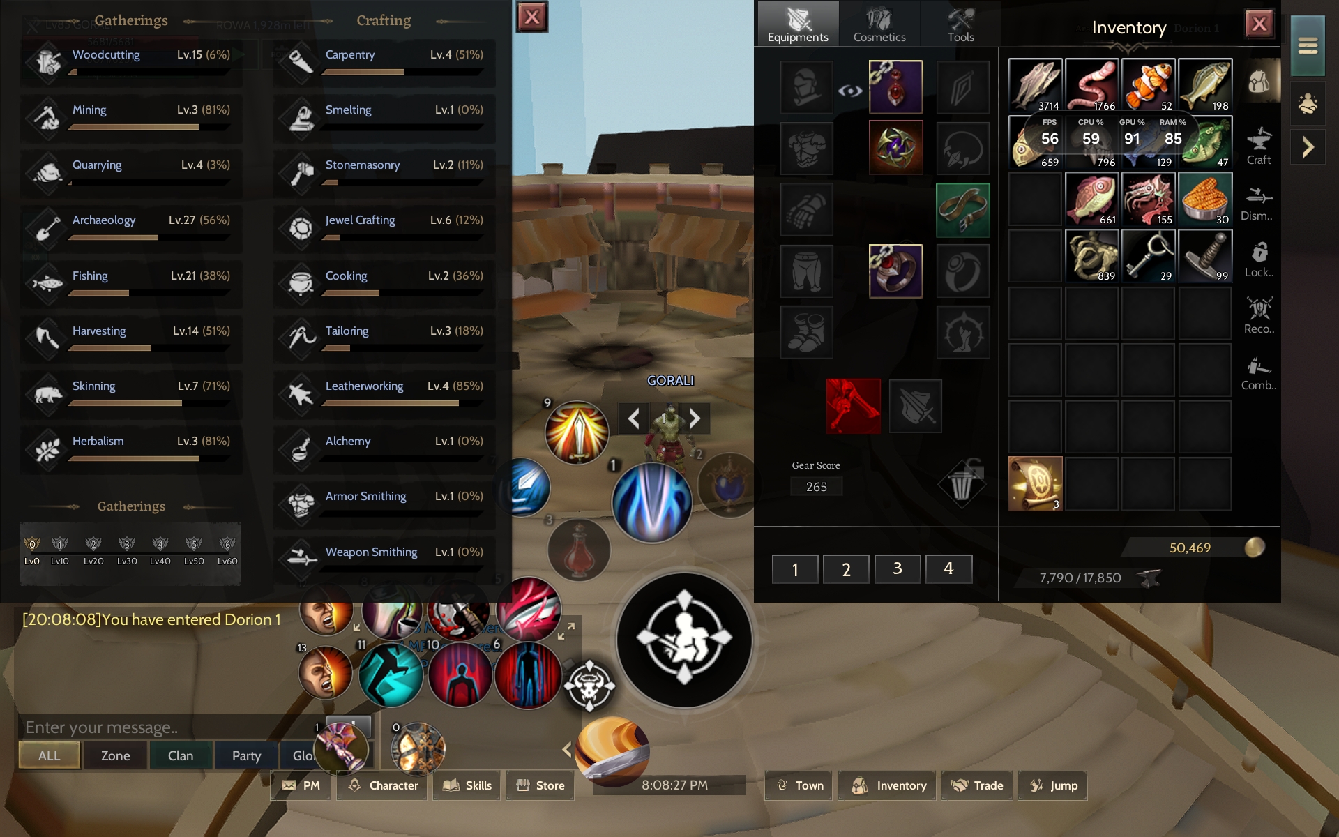 85 Warrior TOPLAYICI