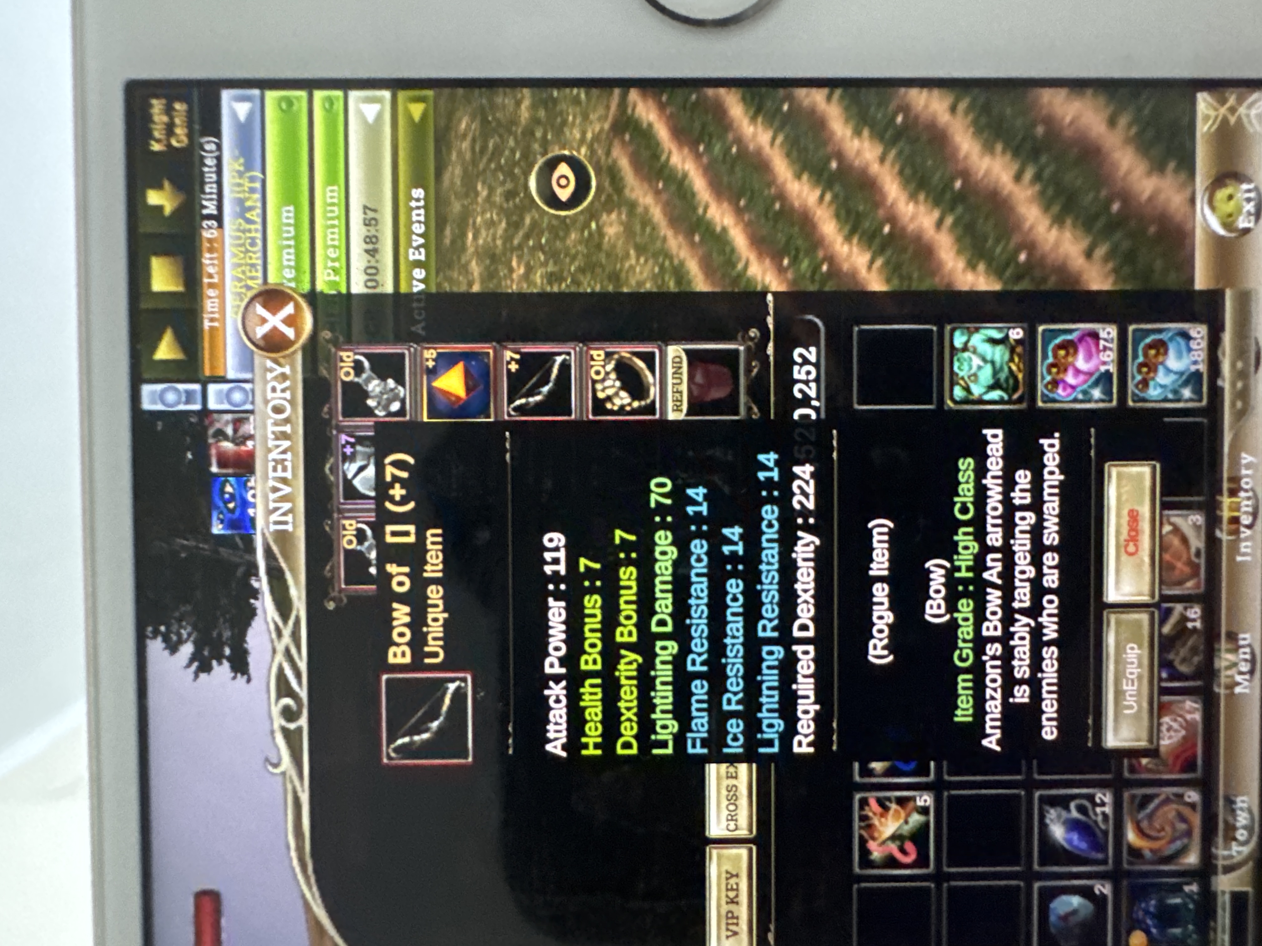 ACİLİYETTEN. 83 LVL ROGUE +7 QUEST BOW. 80 QUEST DURUYOR. 70 SKIL AÇIK 2 M NP