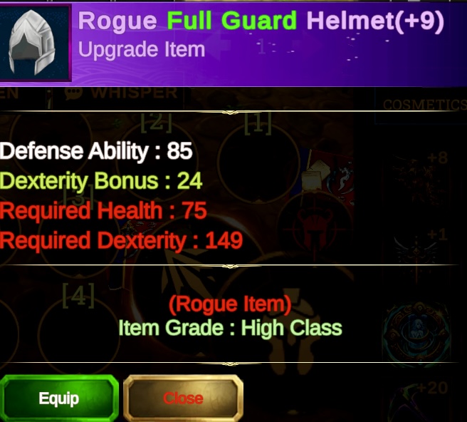 Atlas Rogue FP +9 Kafalık