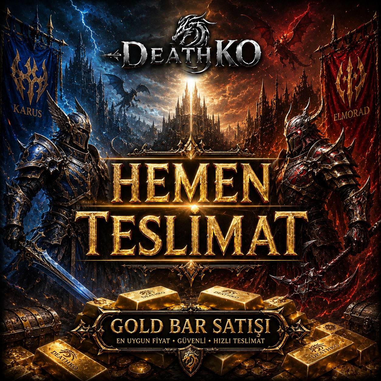 DeathKO - FireDrake Goldbar Pazarı