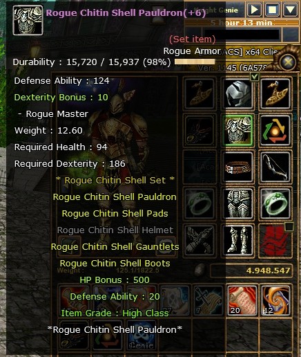 ELIT ROGUE FULL SET SATILIK