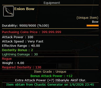 ENION BOW