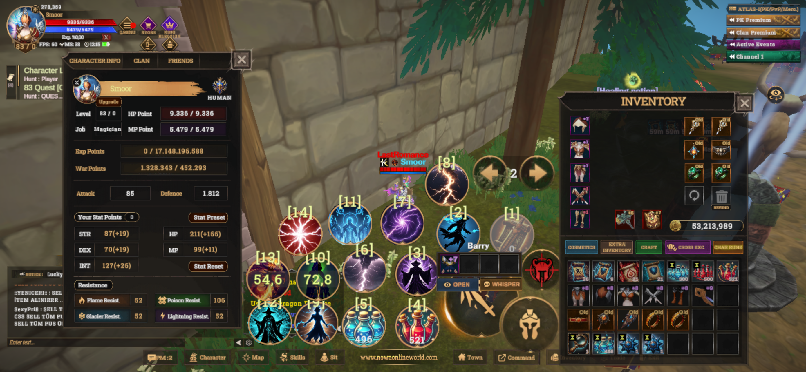 FULL DİZİLİ TP VE MP MAGE
