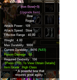 İRON BOW +5 BUFLU