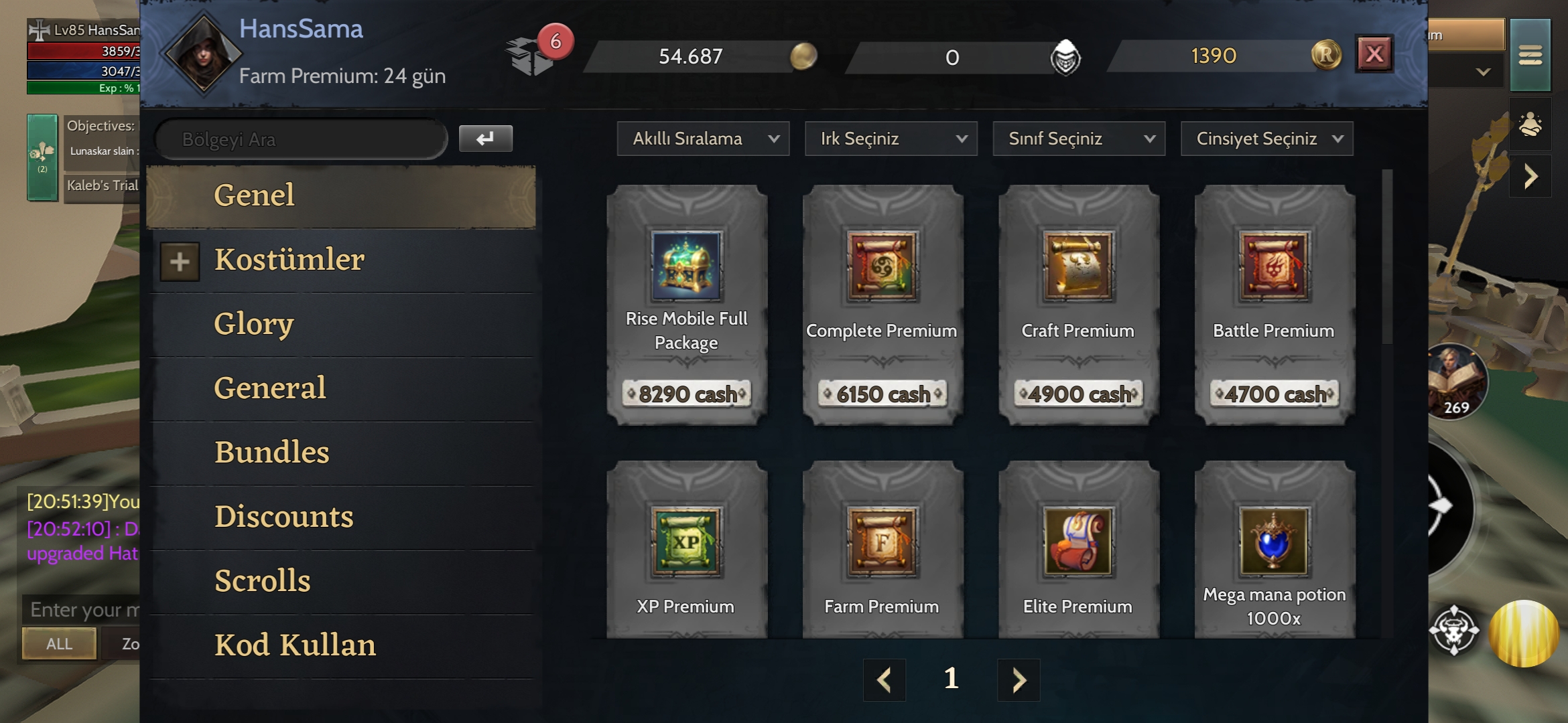 Relic nyra full pus 85 çıtır toplamalı priest