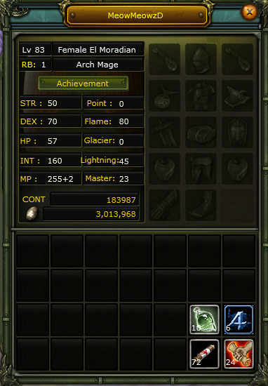 SELL 83/1 HUMAN MAGE (İMMORTAL)