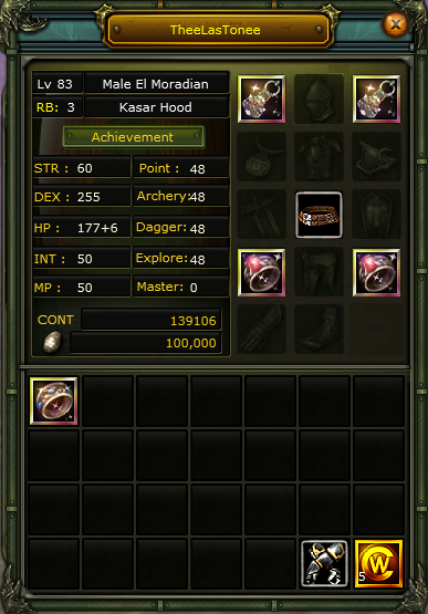 SELL 83/3 HUMAN ROGUE (İMMORTAL)