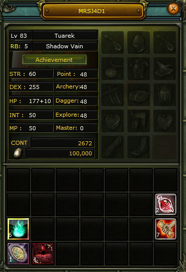SELL 83/5 %90 KARUS ROGUE (İMMORTAL)