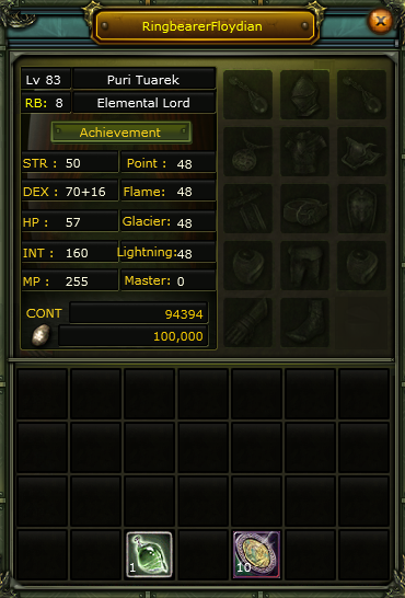 SELL 83/8 KARUS MAGE