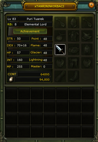 SELL 83/8 KARUS MAGE