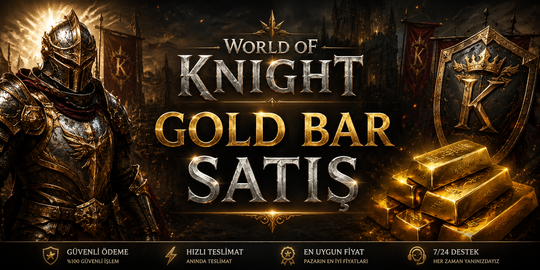 World Of Knight Goldbar Pazarı