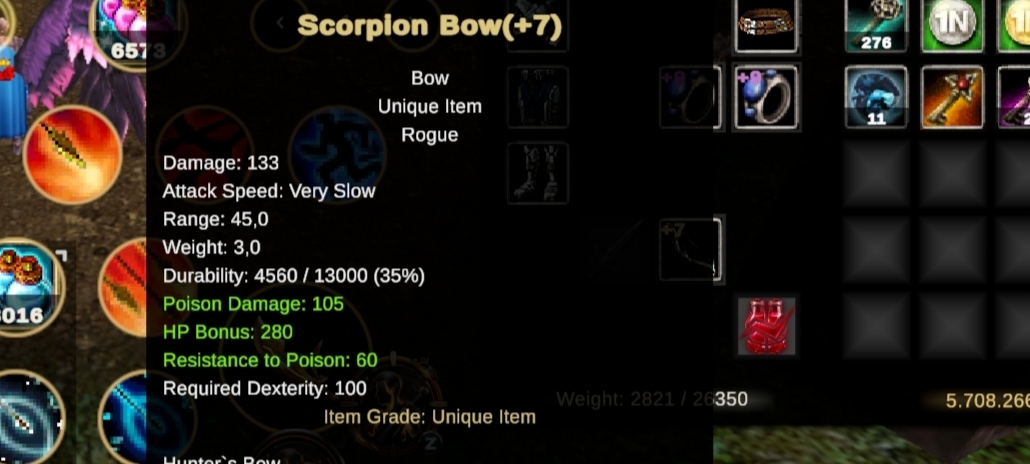133 AP buflu scorpion bow +7 ışıl ışıl