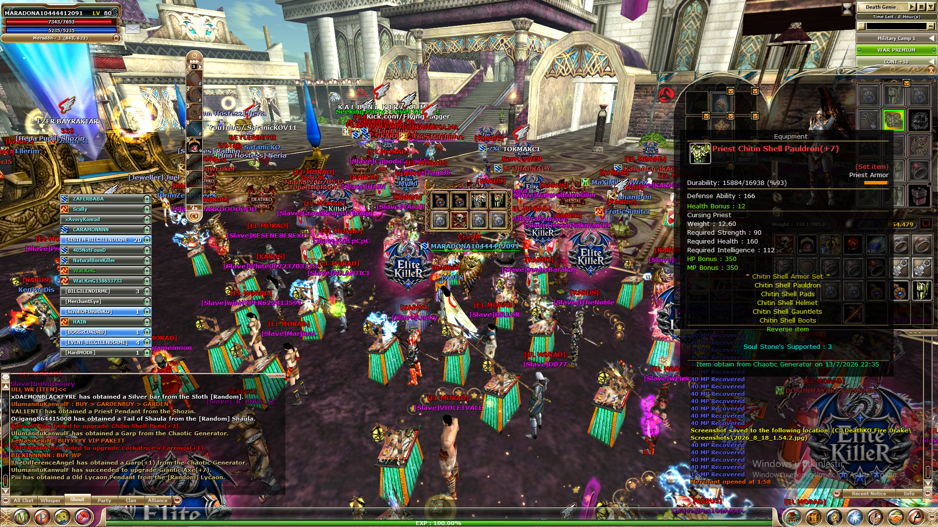 +7 PRİEST SHEL SET (HEALT BASILI)