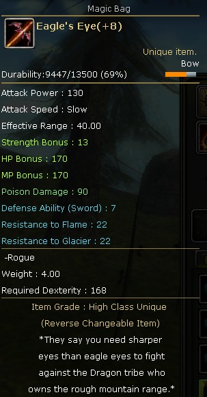 +8 Eagle's Eye