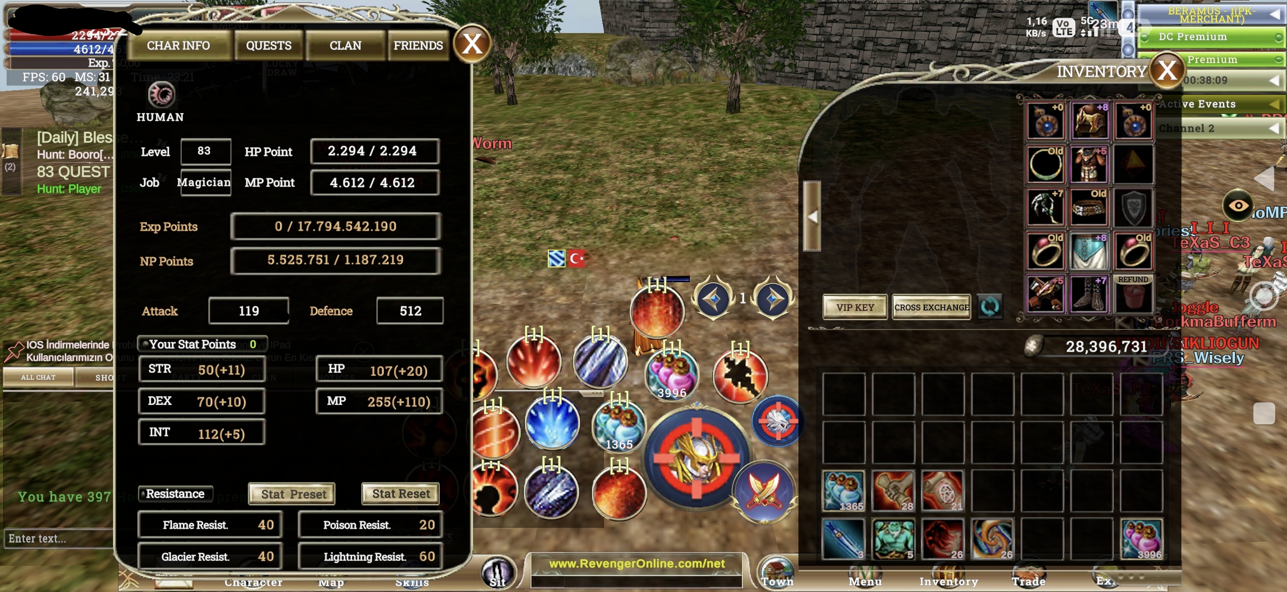 83 LVL MAGE FULL İTEM