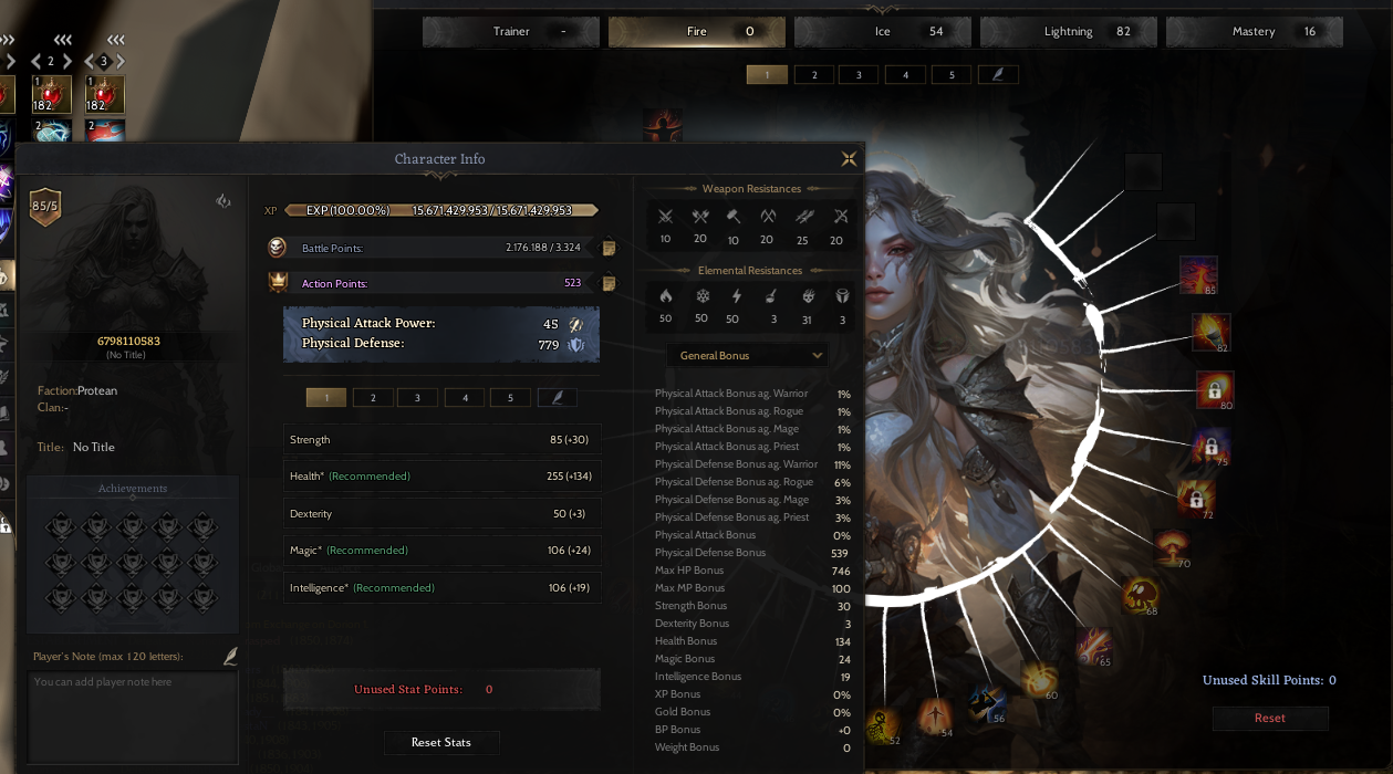 85/5 %100 mage protean ncs ile verilecektir.