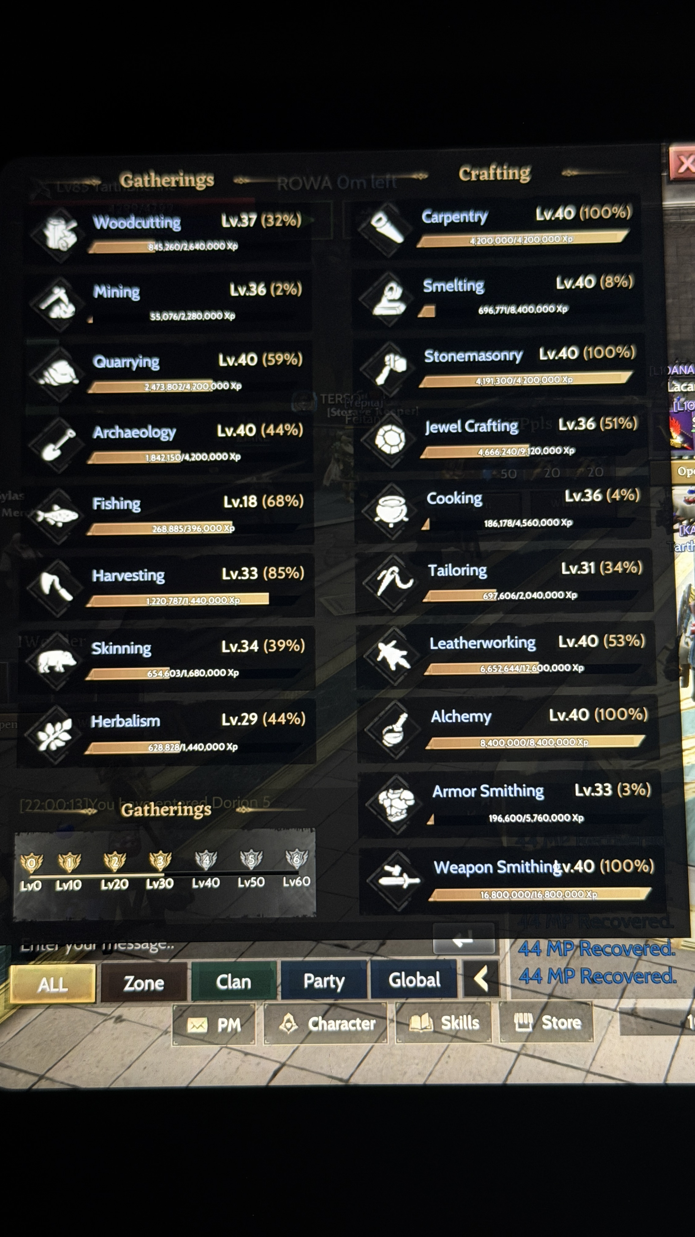 SON 10 GÜN 85 LUNASKAR GM3 ROGUE WEAPON40 JEWEL36 GM4 YOLUNDA EMEK CHARI