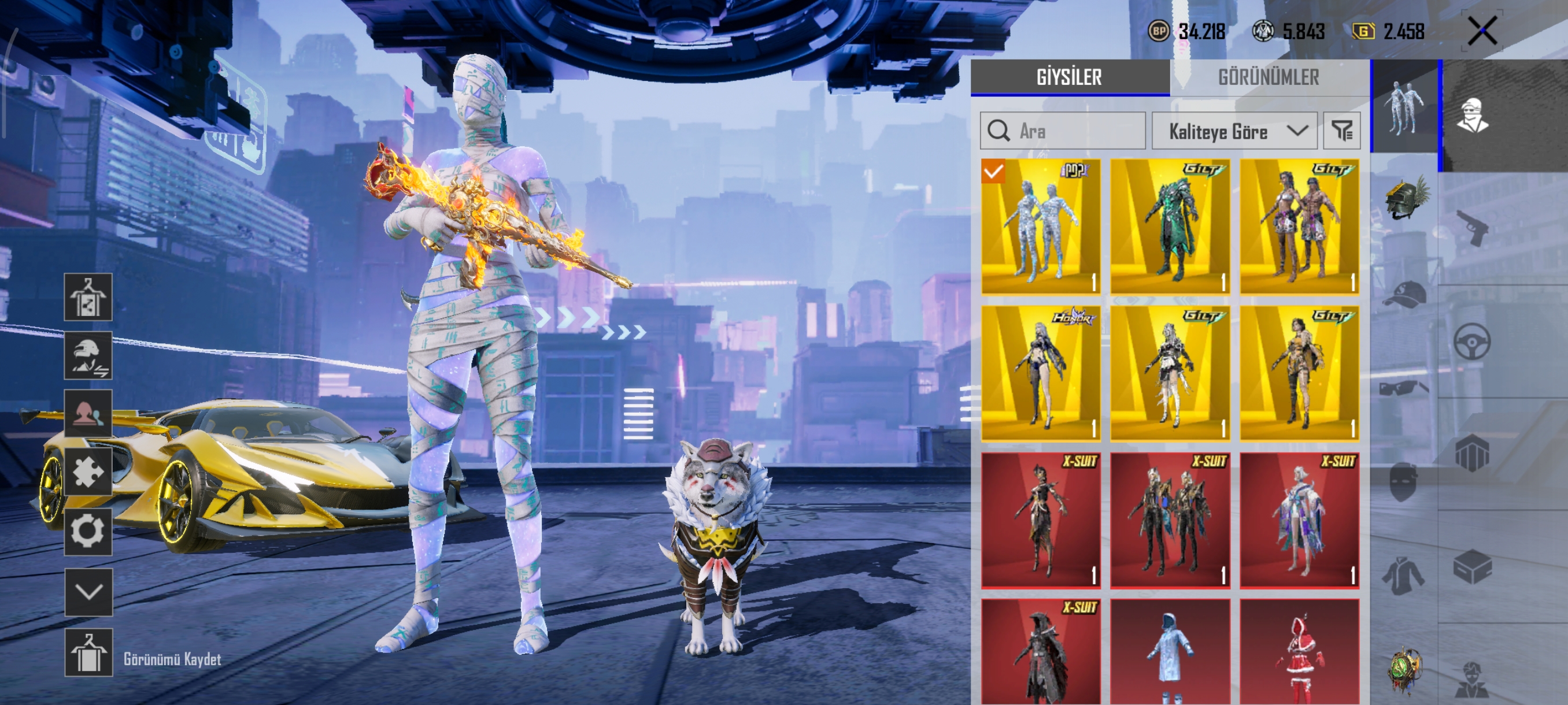 9 Nihai 3 Spor Arabali Mumyali Uygun Pubg Hesap
