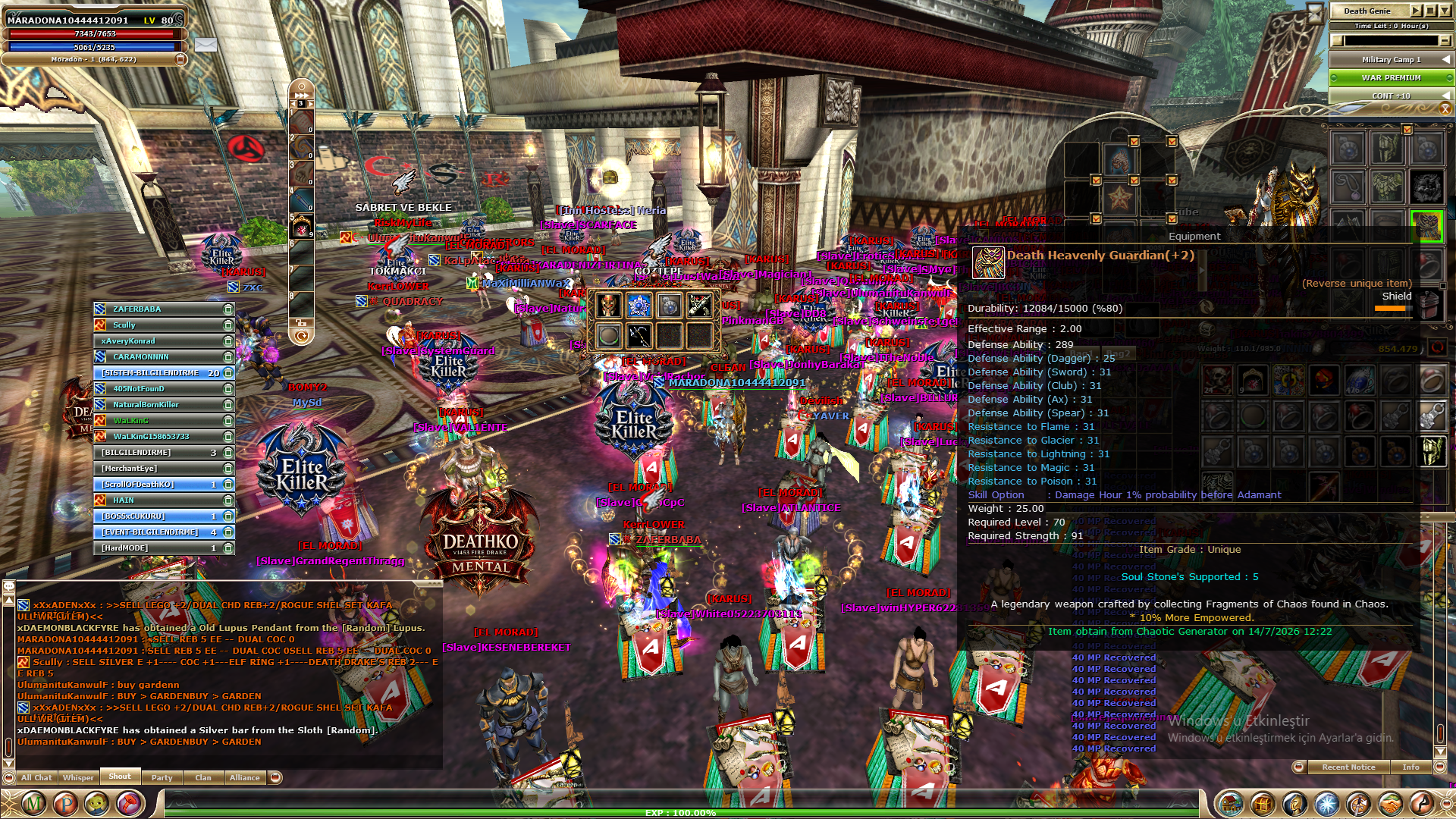 DEATH HEAVENLY REB +2 (YENİ KALKAN)