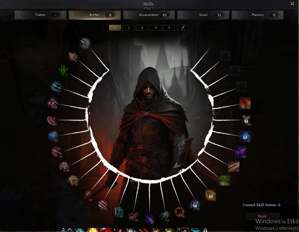 GM1 85/5 RELİC +20 TOPLAMA CHARI (HOLY DAGGER +8)