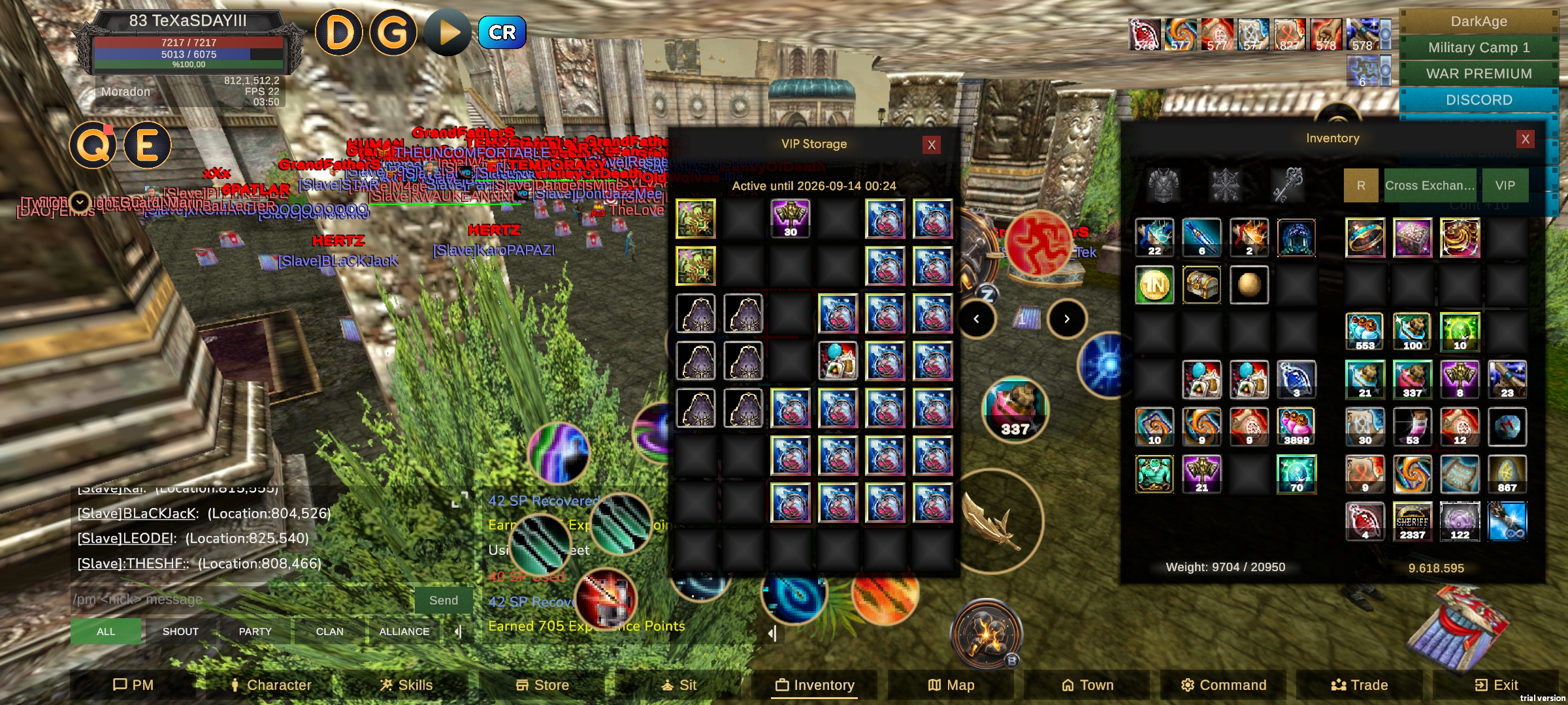 Quest reb +5 ve +1 takı setli full char rogue