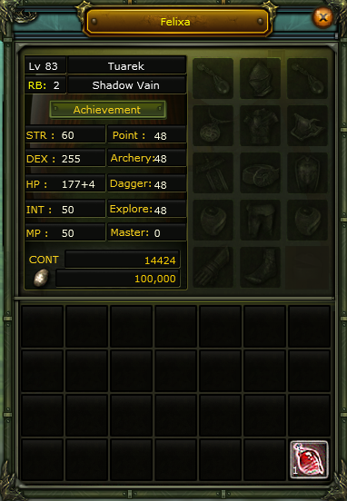 SELL 83/2 KARUS ROGUE (İMMORTAL)