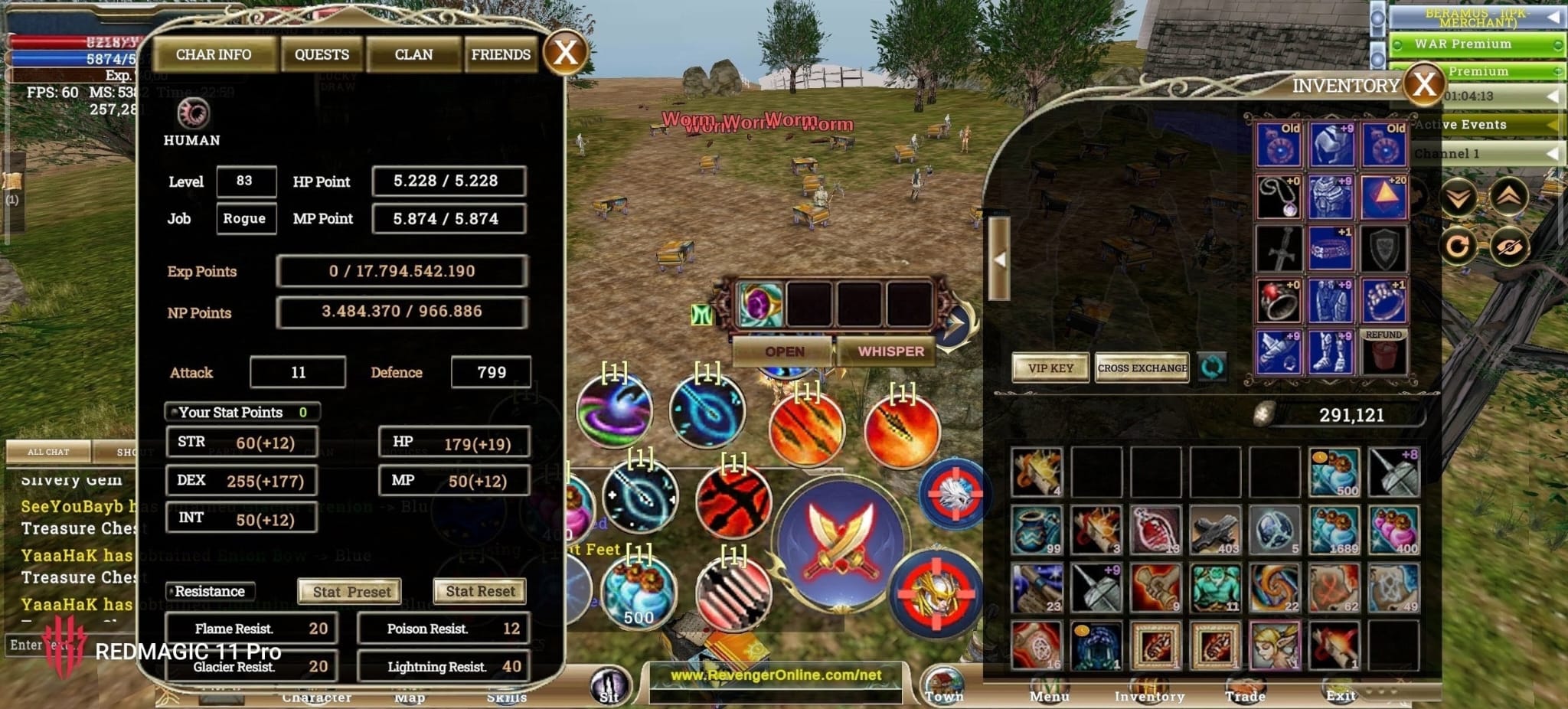SELL 83 ROGUE TUM SKILLER ACIK ISTEDIGIN BOWU AL SERVERIN EN IYI ROGUESI OL