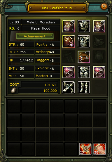 SELL 86/6 HUMAN ROGUE (İMMORTAL)