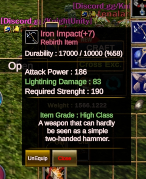 SERVERDA TEK REB+7 İRON İMPACT - Klasgame.com