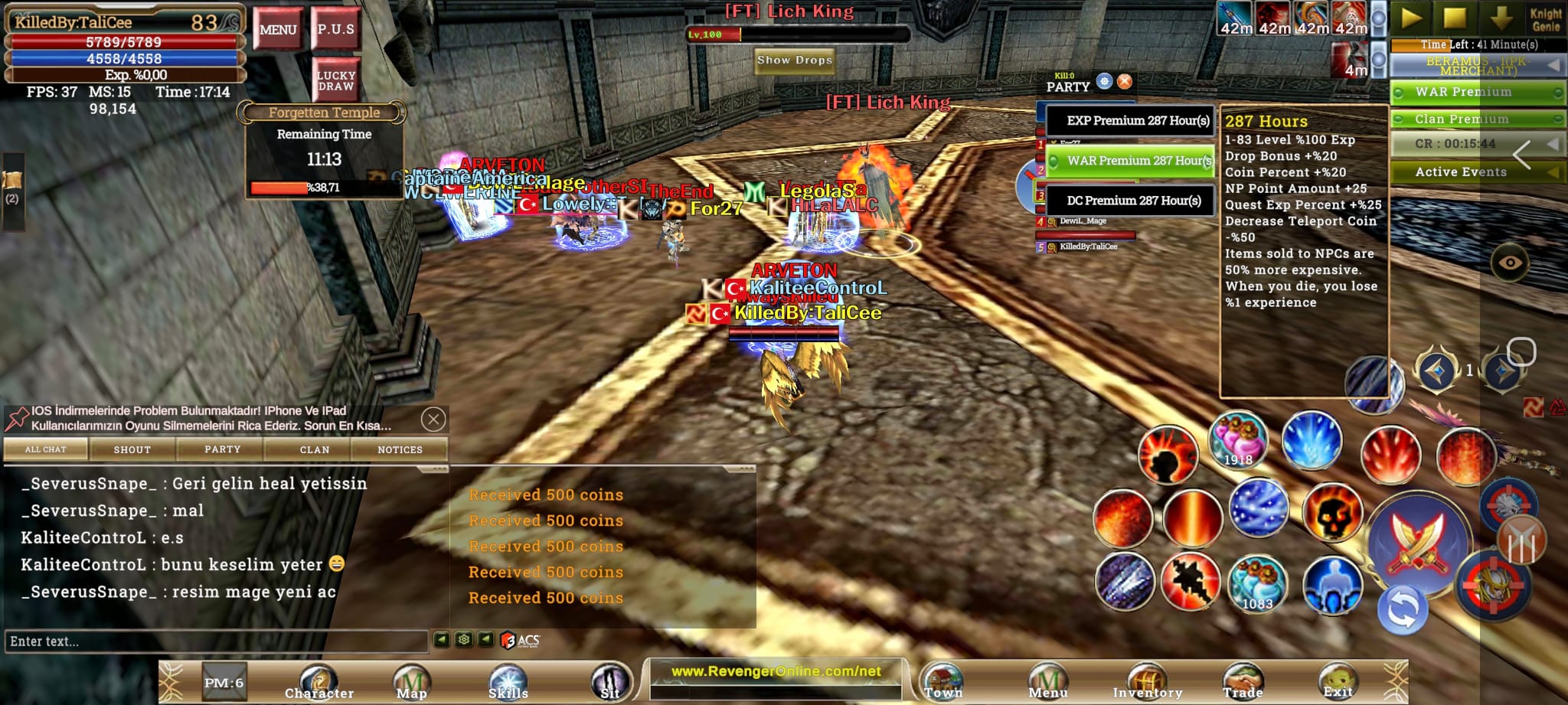 83 lvl 10m npli mage