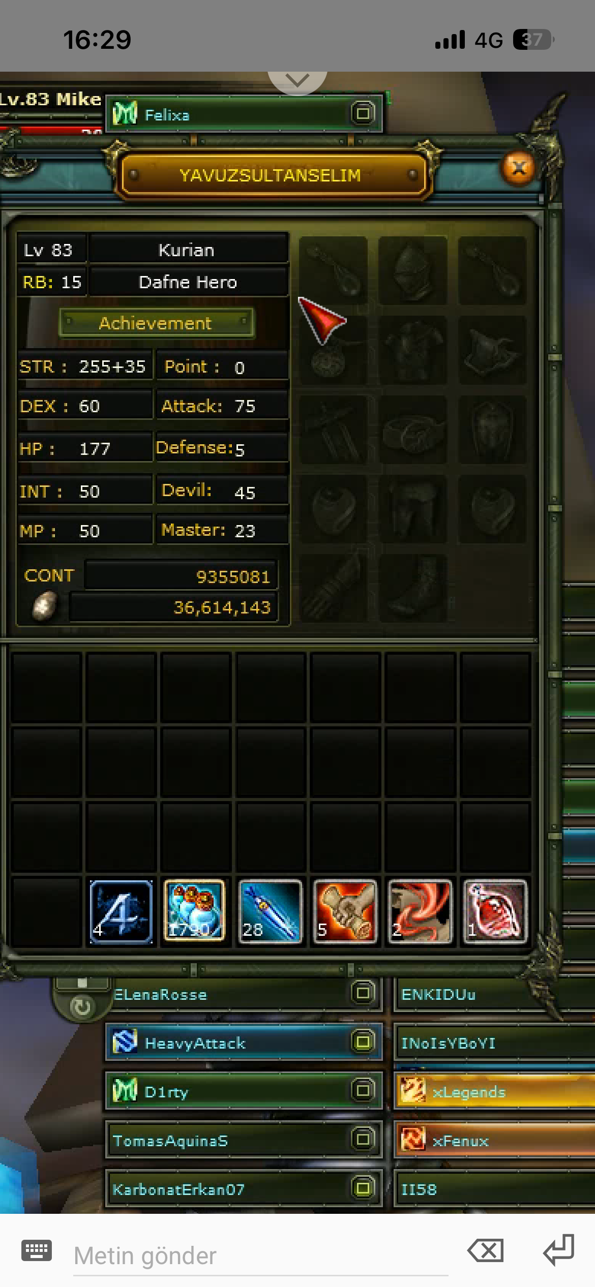 KURİAN 9.5 m np 83/15 1000 days 100def