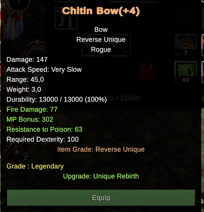 REB4 CHİTİN BOW 147 AP +RESİST