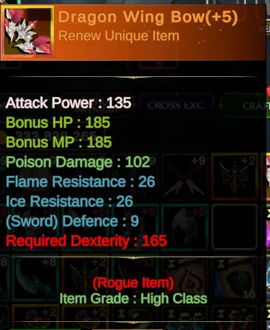 +8 EAGLE EYE DRAGON WİNG BOW ANINDA TESLİM