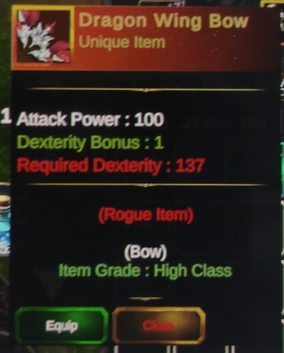 TERA Dragon Wing Bow (+0) Sellll ANINDA TESLİMM