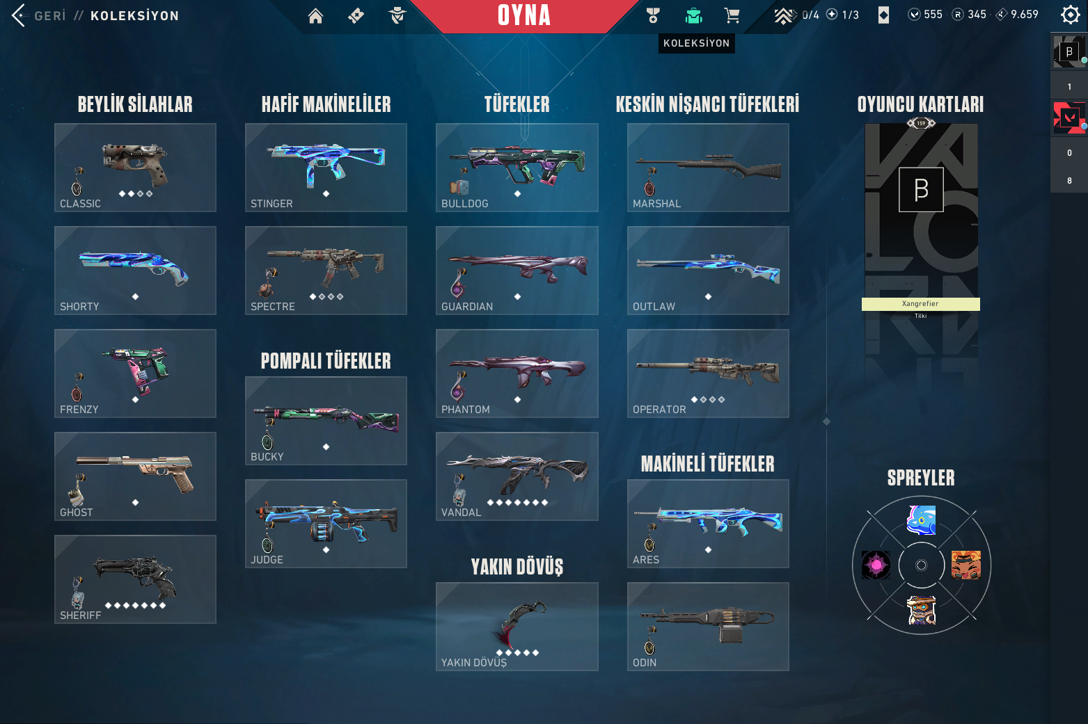 Valorant Legendary skin compte pas cher